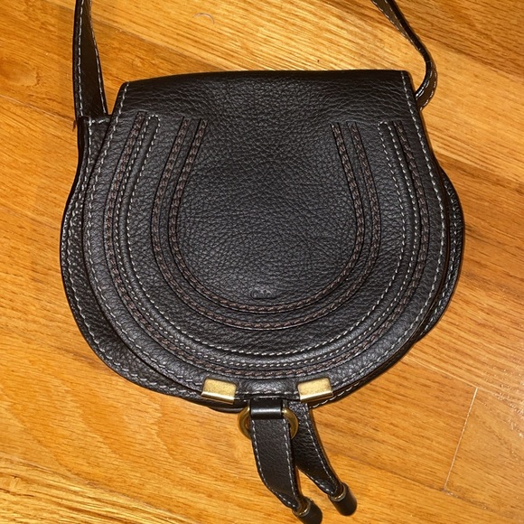 Chloé Marcie Small Saddle bag - Picture 8 of 12